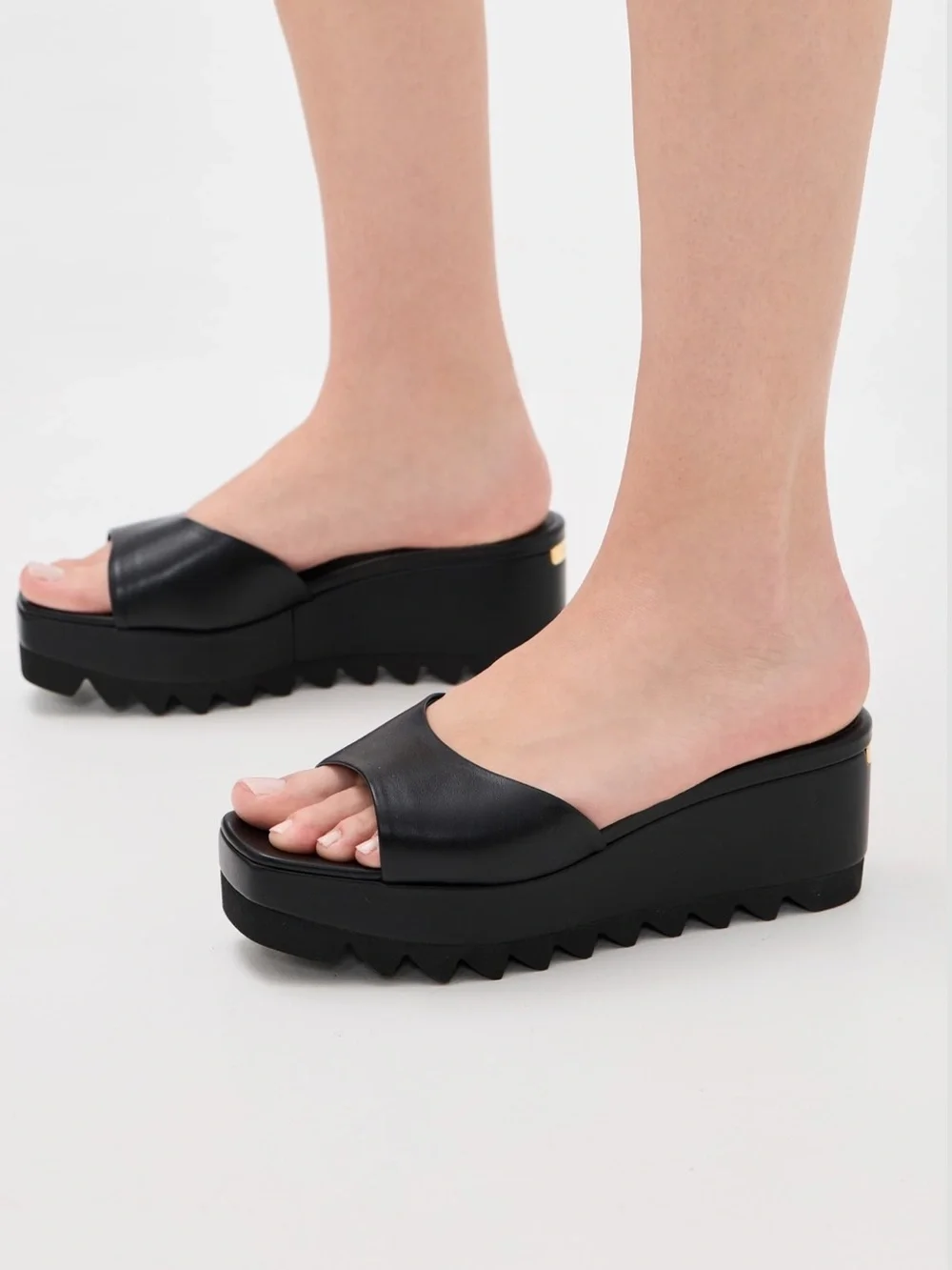 Stella McCartney Sneakelyse Alter Mat Wedge Slides